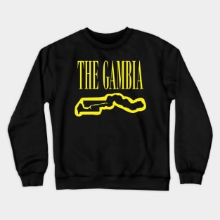 Copy of Vibrant The Gambia Africa: Unleash Your 90s Grunge Spirit! Crewneck Sweatshirt